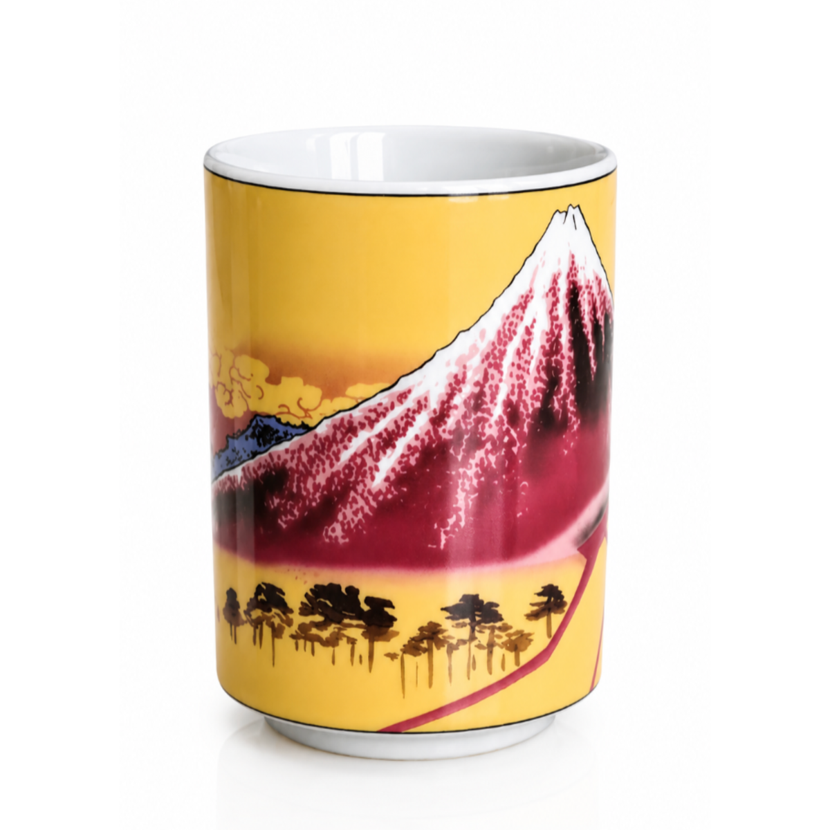 Red Fuji Sushi Tea Cup — Yunomi