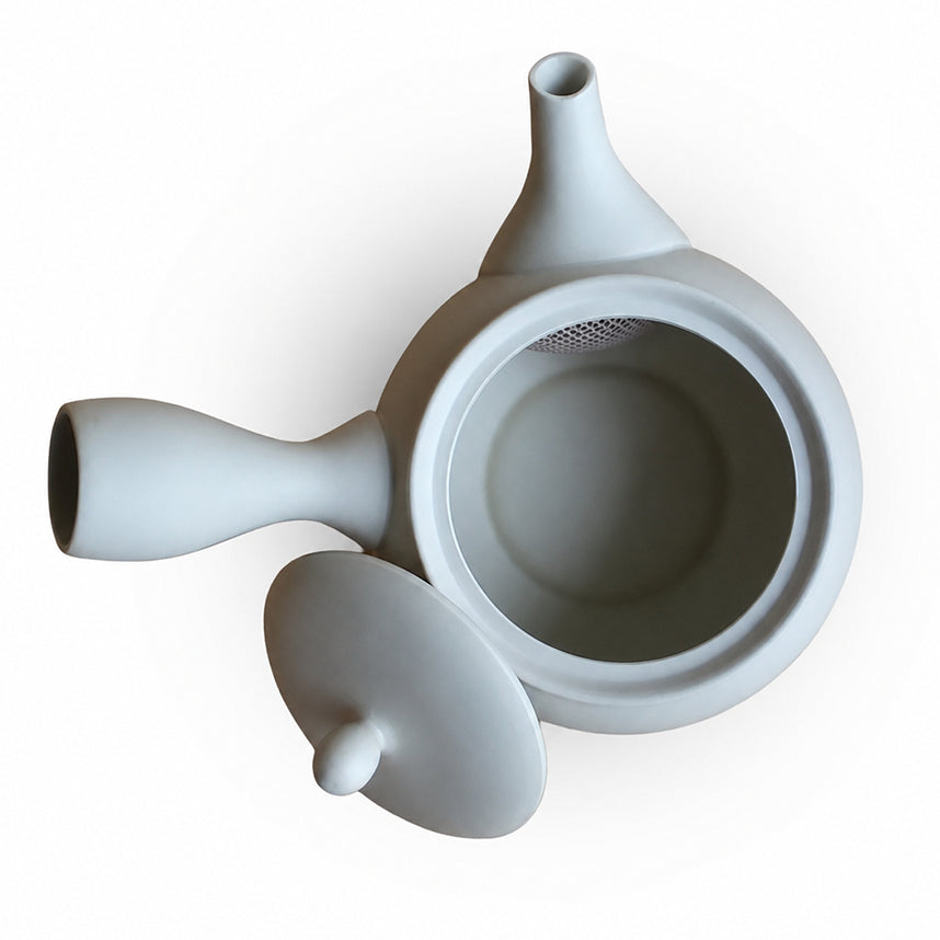 Ceramesh Kyusu Morisei White
