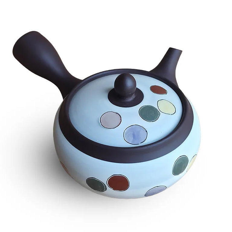 360° Filter Super-Wide Kyusu Brown Polka Dots