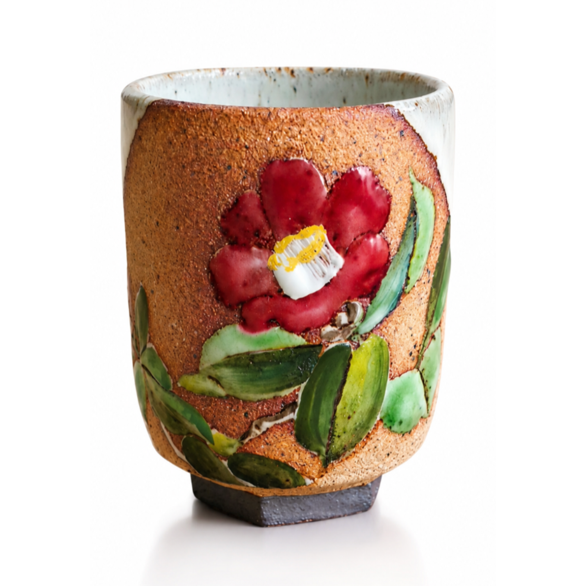 Ibaraki Crimson Camellia Yunomi