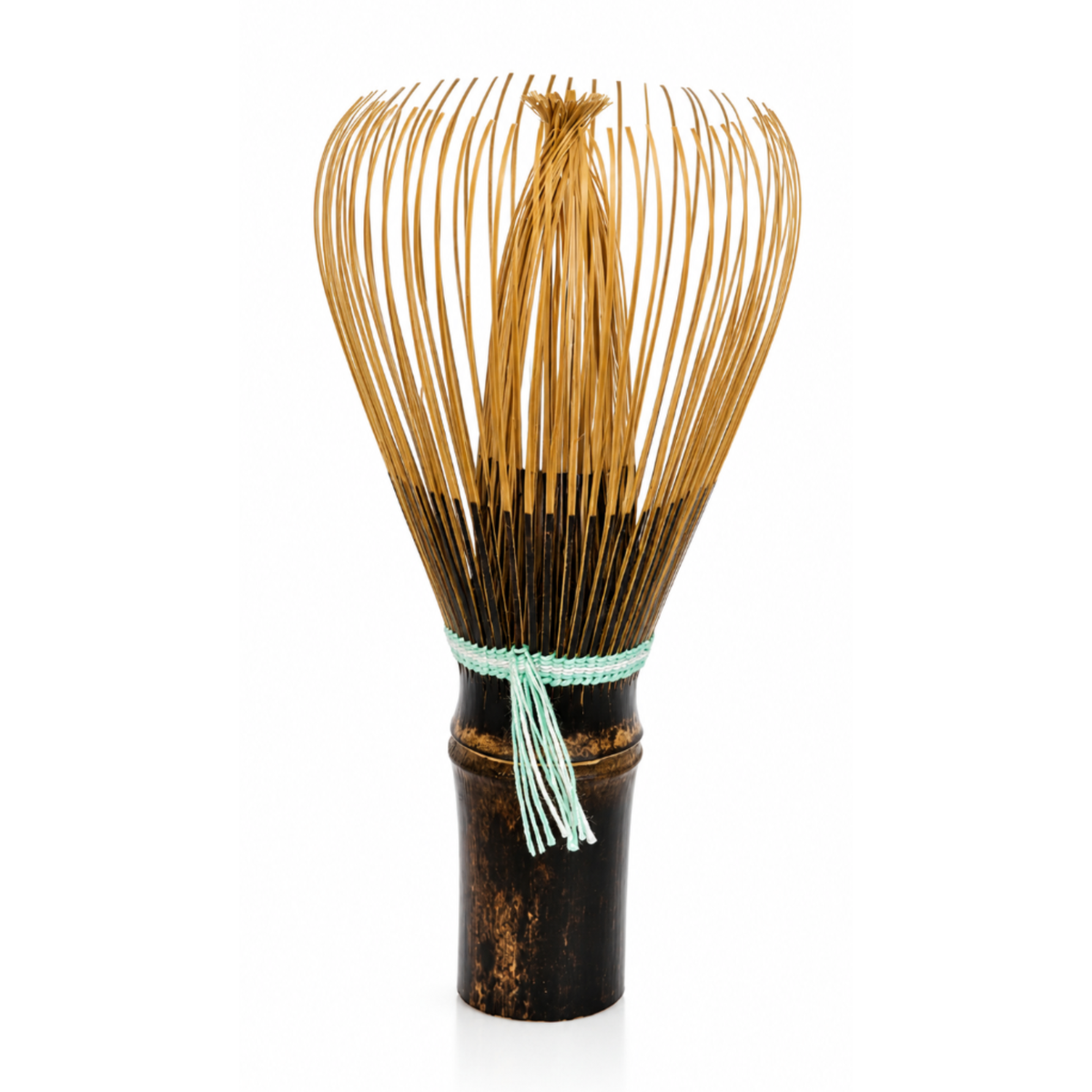 Chasen Red No. 10 · Mint Green Thread, 58 Tines · Koicha