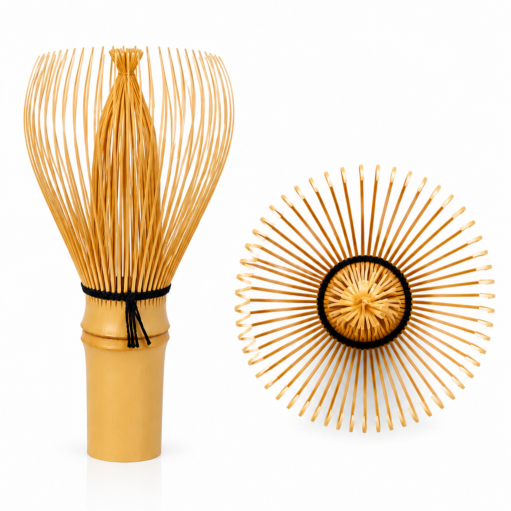 Chasen Cream No. 6 · Golden Bamboo, 54 Tines · Usucha