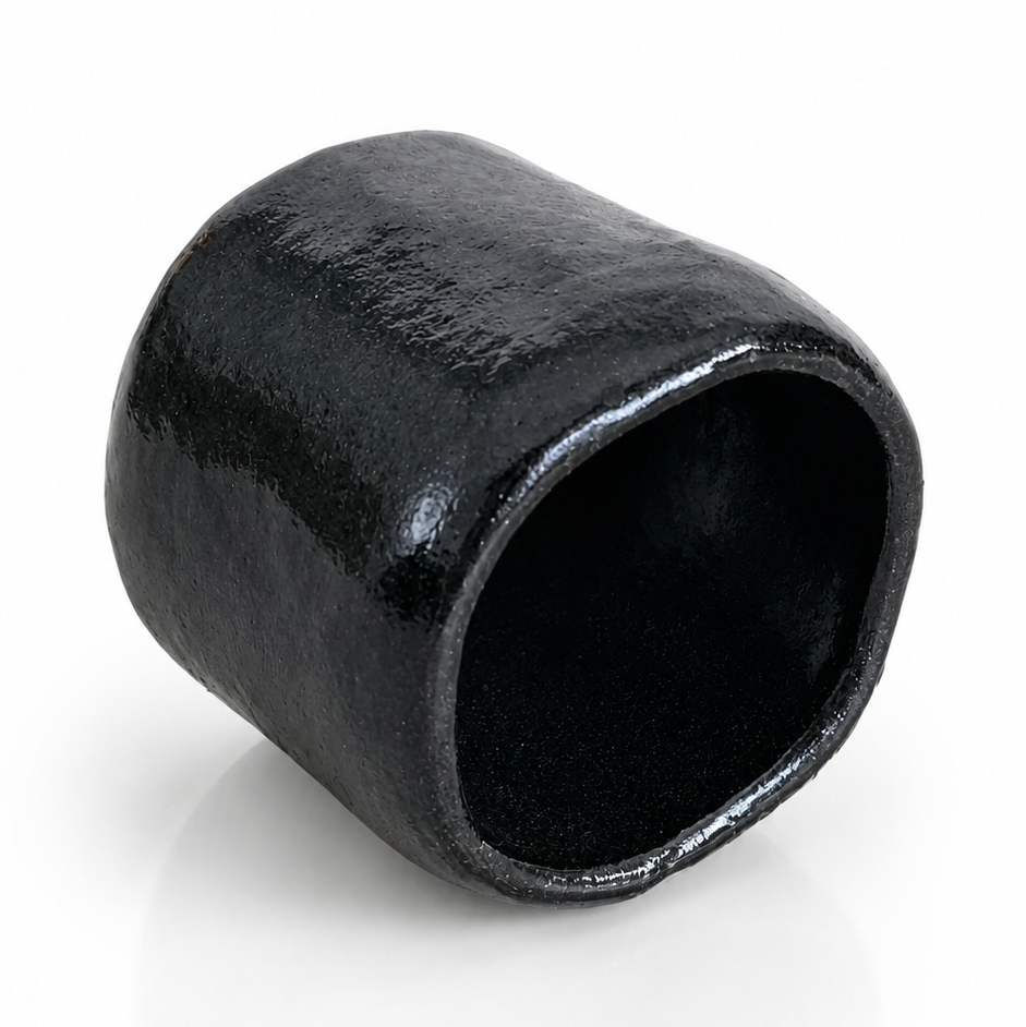 Kyoto Raku Black Yunomi (Cup) – Waraku Kiln