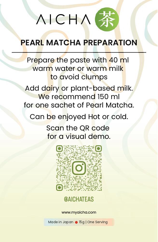 Pearl Matcha (Sweet)
