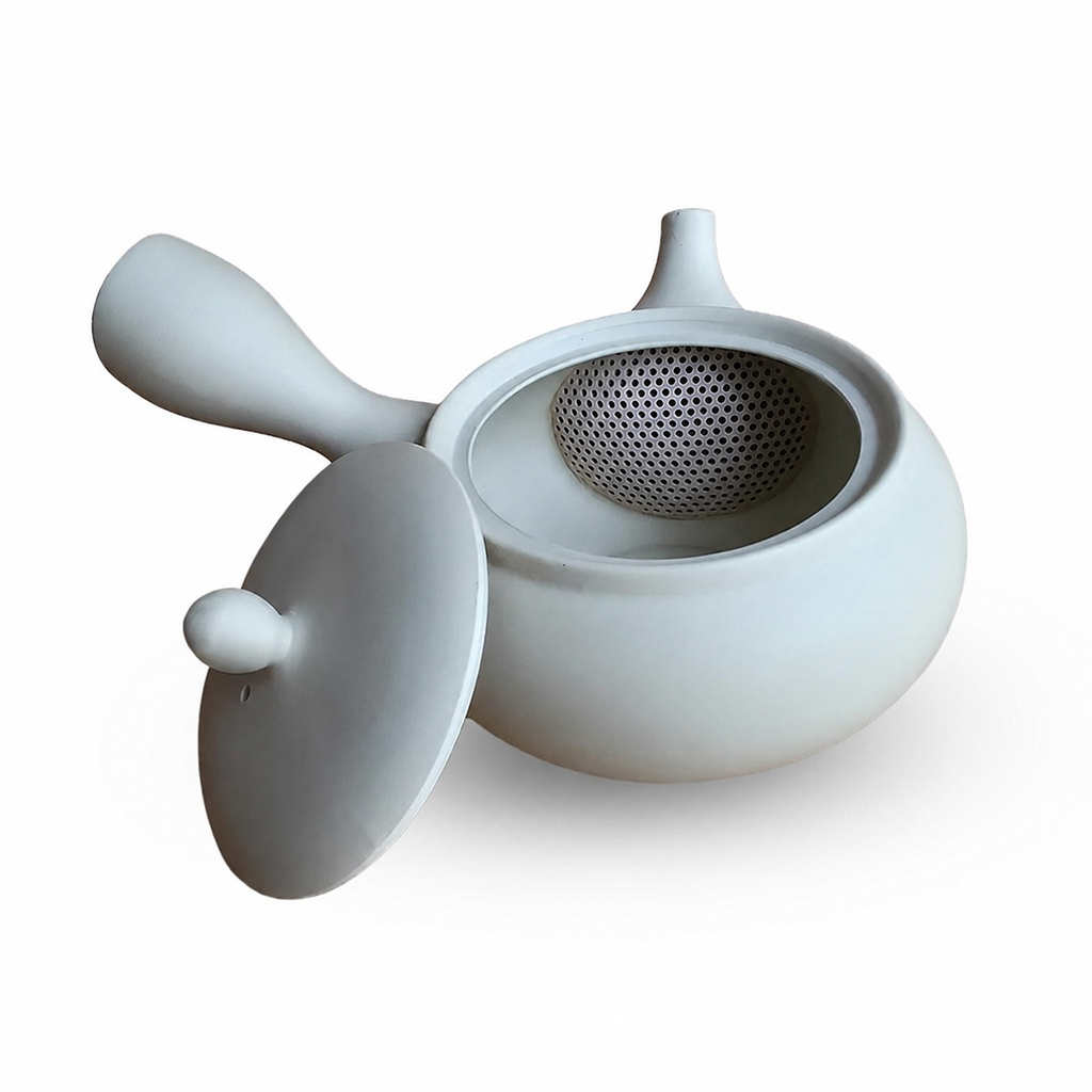 Ceramesh Kyusu Morisei White