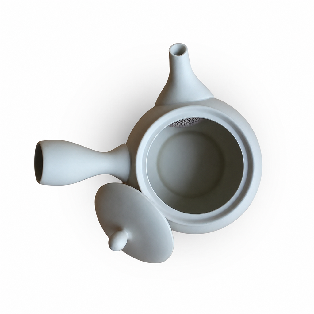 Ceramesh Kyusu Morisei White