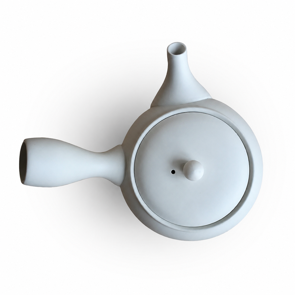 Ceramesh Kyusu Morisei White