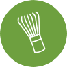 Using a bamboo whisk (chasen) or Electric whisk, whisk thoroughly in a fast zigzag motion until smooth and frothy