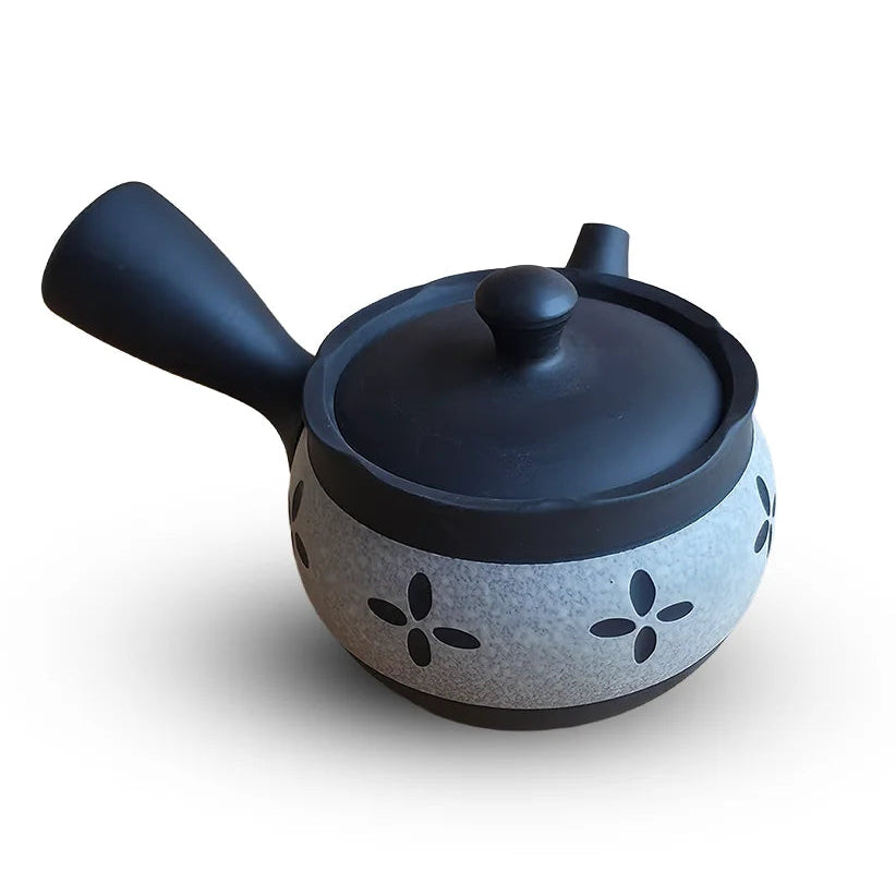 360° Filter Obi-Ami Kyusu Black - White Cut