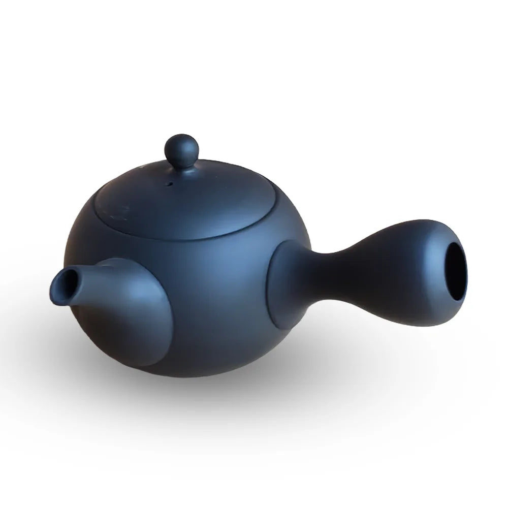 Obi-Ami Kyusu Shomei Black Gold Maple Leaf