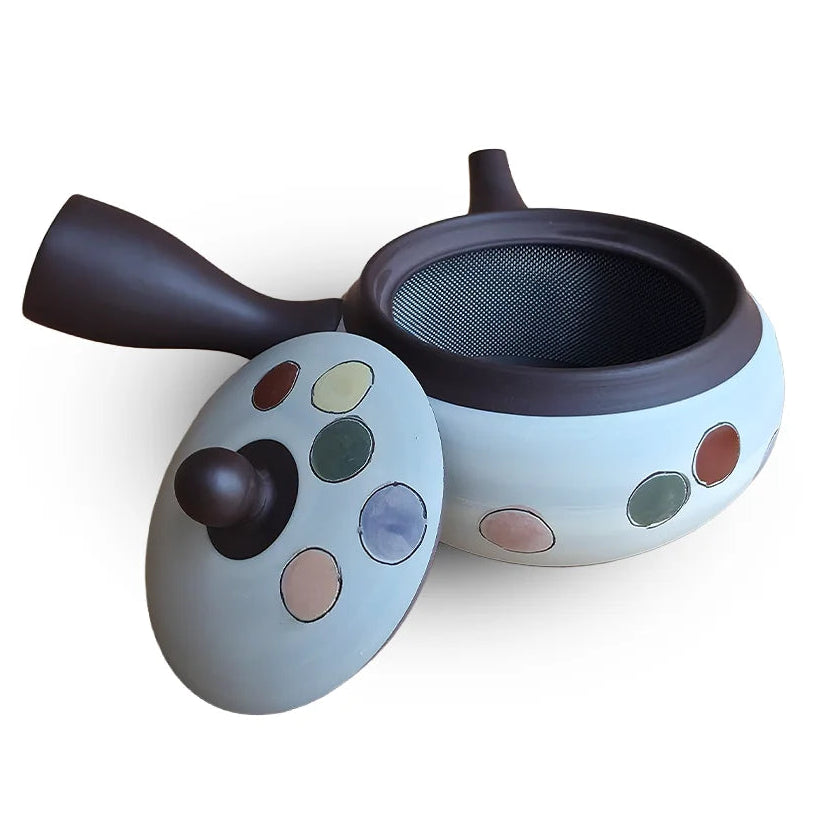 360° Filter Super-Wide Kyusu Brown Polka Dots