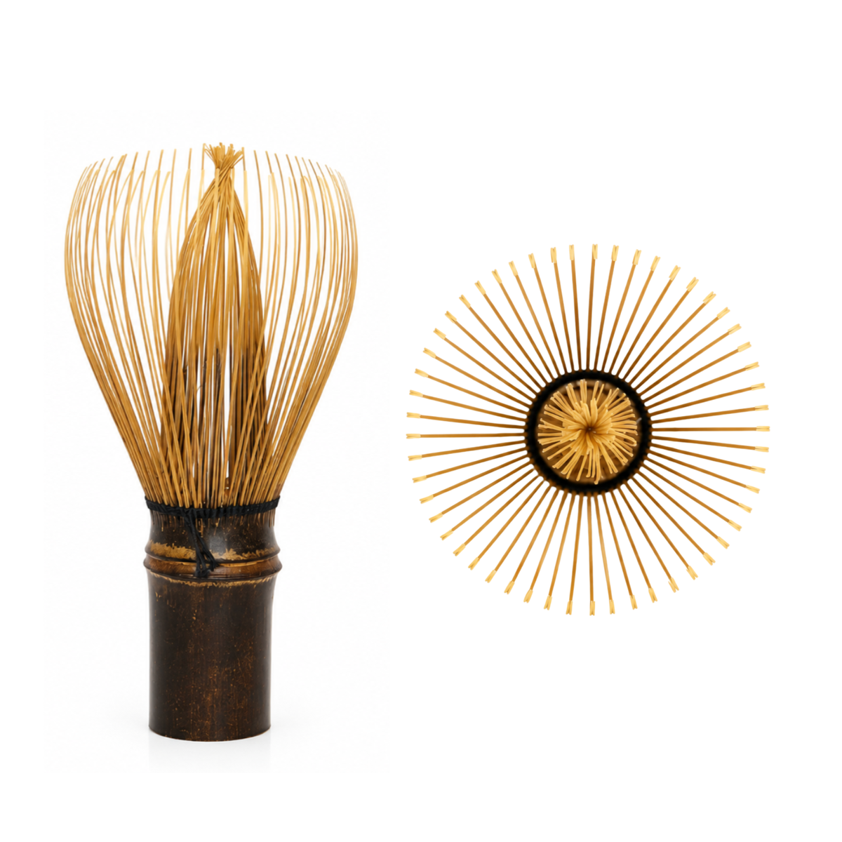 Chasen Cream No. 2 · Dark Bamboo, 60 Tines · Usucha
