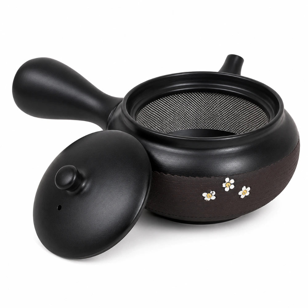 Obi-Ami Kyusu Black Flower Band