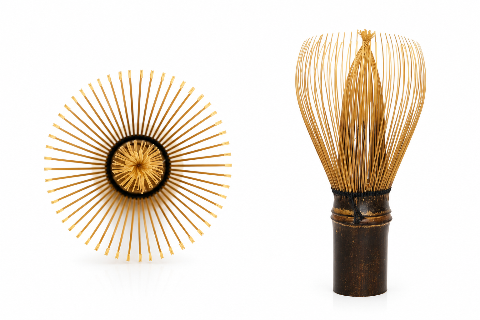 Chasen Cream No. 2 · Dark Bamboo, 60 Tines · Usucha