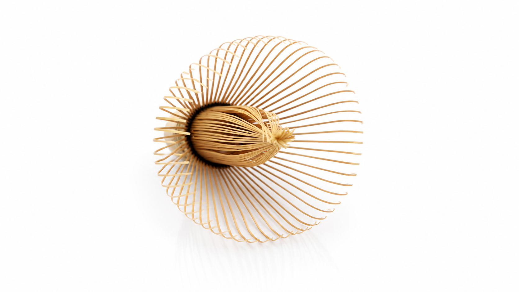 Chasen Cream No. 4 · Golden Bamboo, 64 Tines · Usucha