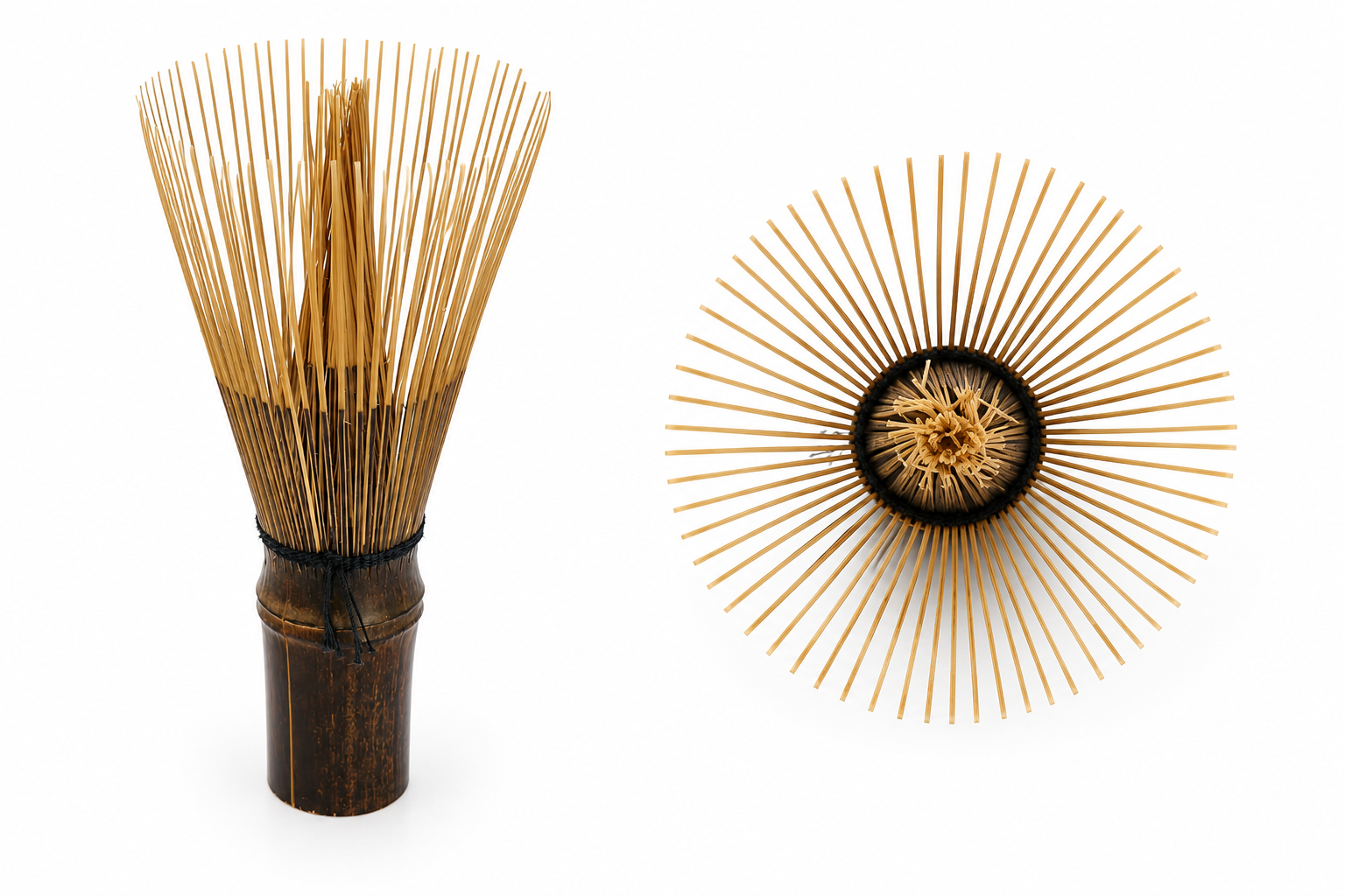Chasen No. 109 · Dark Bamboo, 56 Tines · Usucha