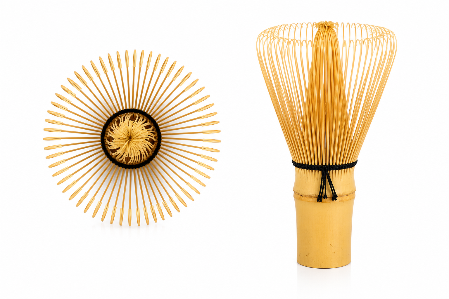 Chasen Cream No. 8 · Golden Bamboo, 60 Tines · Usucha