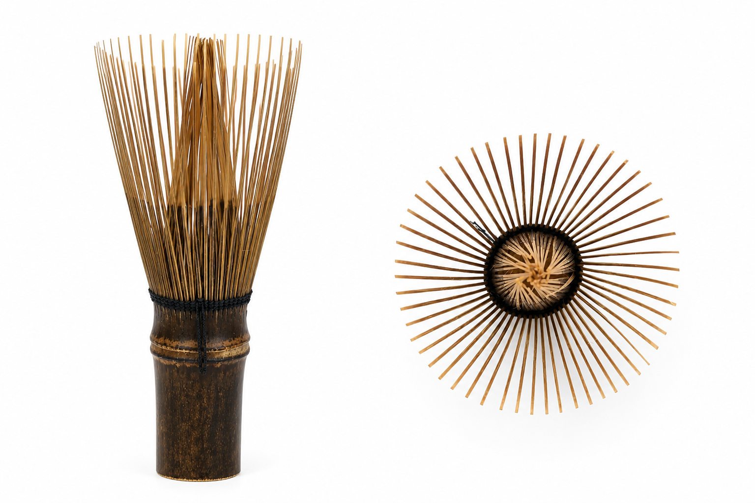 Chasen No. 108 · Dark Bamboo, 56 Tines · Koicha