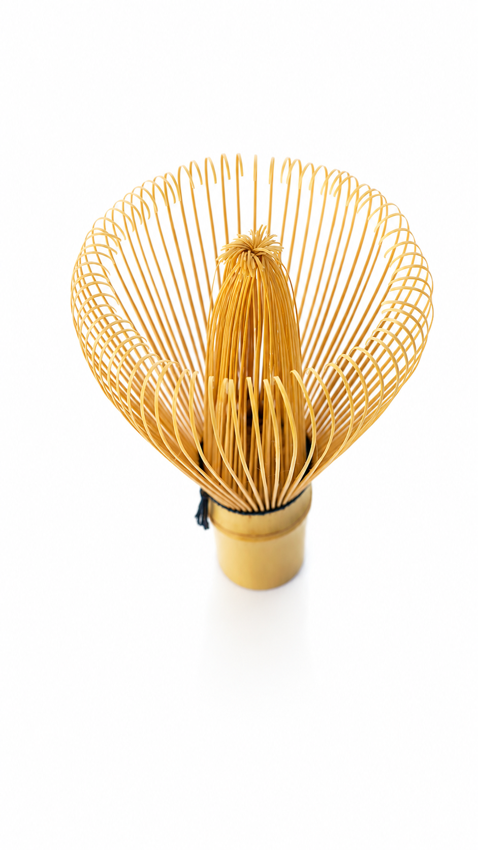 Chasen Cream No. 8 · Golden Bamboo, 60 Tines · Usucha