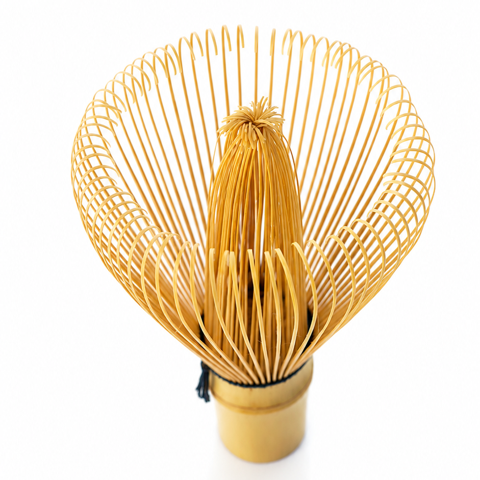 Chasen Cream No. 8 · Golden Bamboo, 60 Tines · Usucha