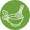 Place 2g of matcha into a tea bowl (chawan)