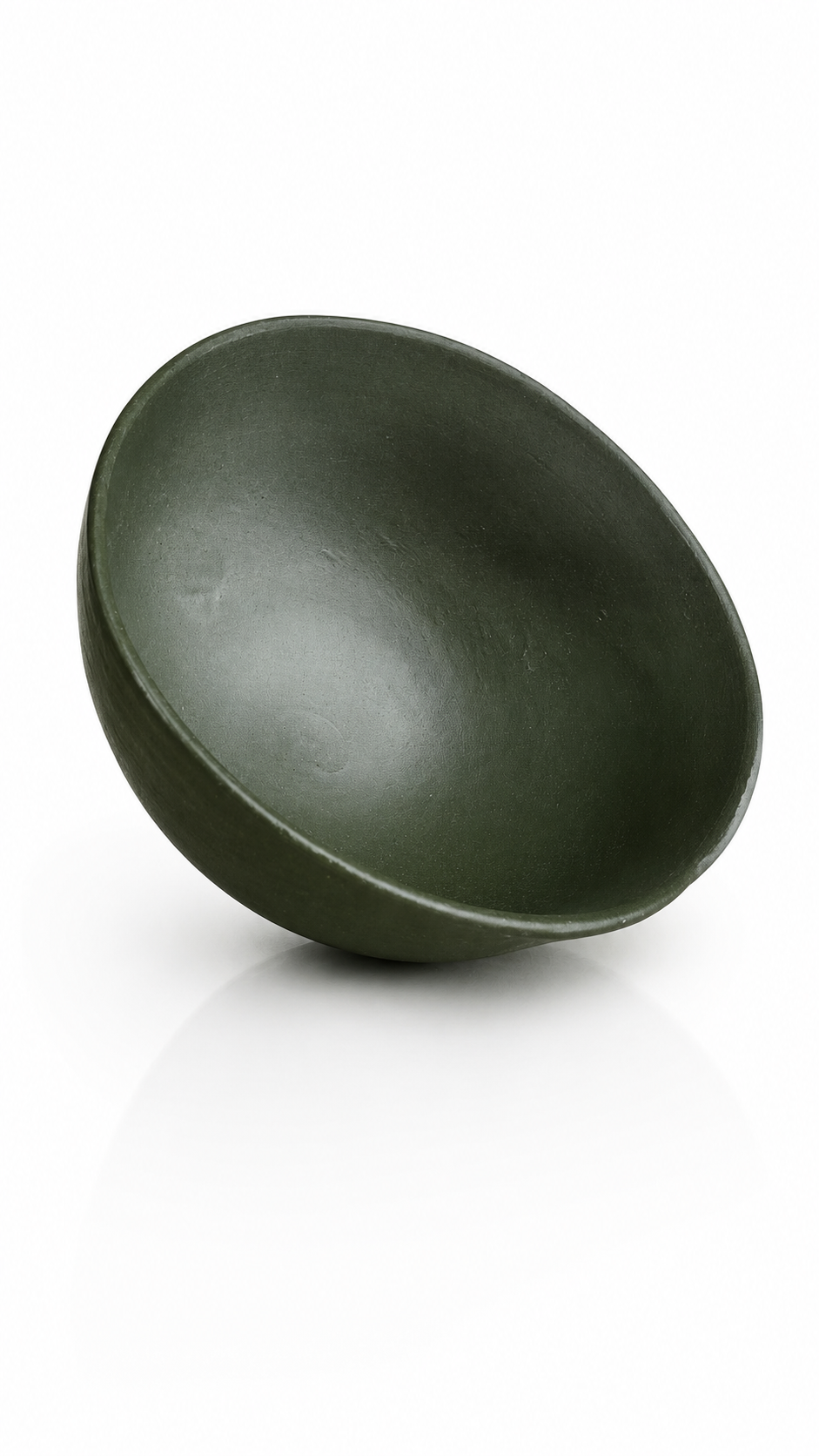 Moss Green Matcha Bowl — Chawan
