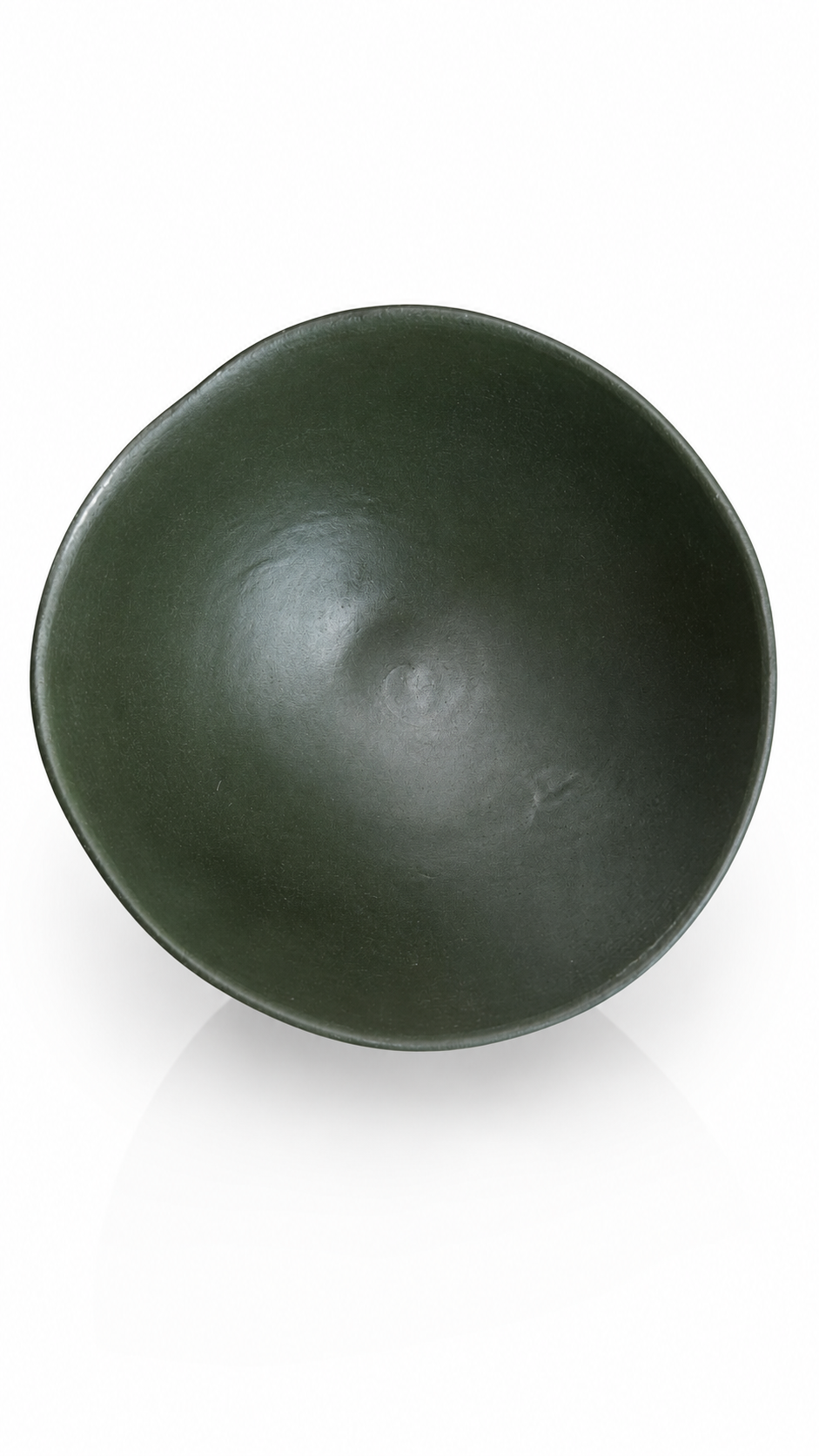 Moss Green Matcha Bowl — Chawan