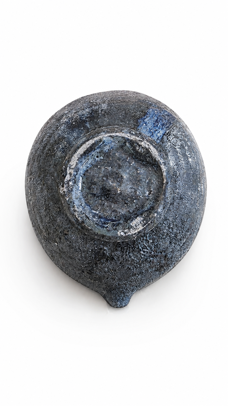 Wabi-sabi ceramic katakuchi bowl made in Japan