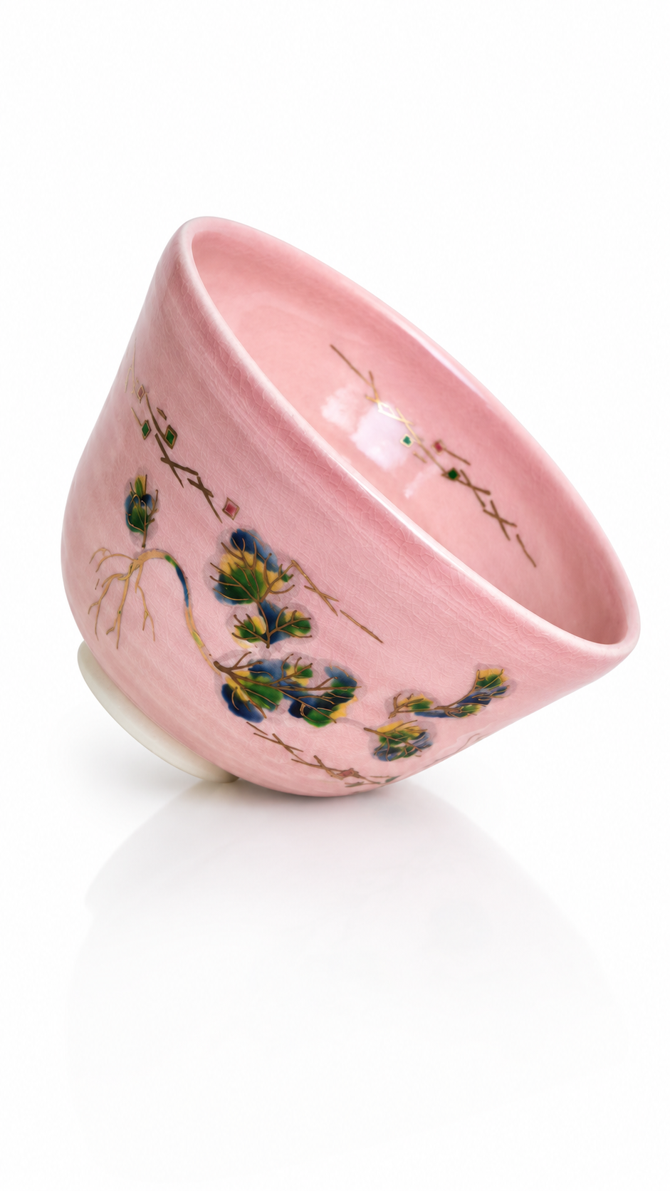 Luxury Japanese tea bowl for matcha