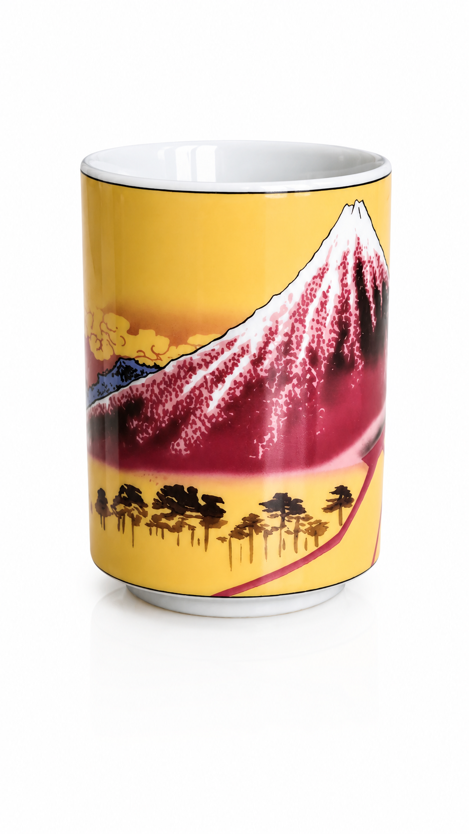 Red Fuji Sushi Tea Cup — Yunomi