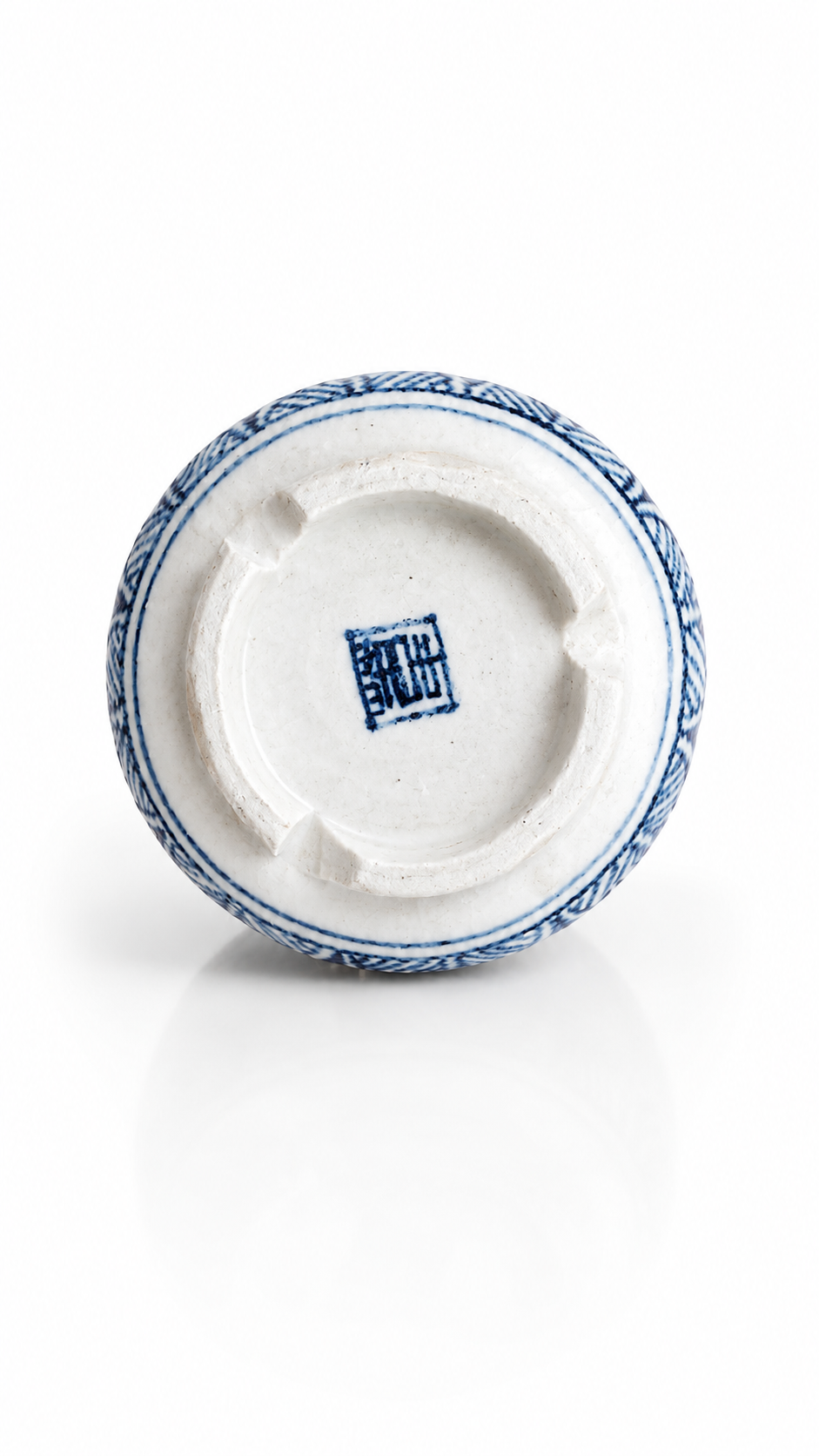 Authentic Japanese pottery tea cup from Ibaraki