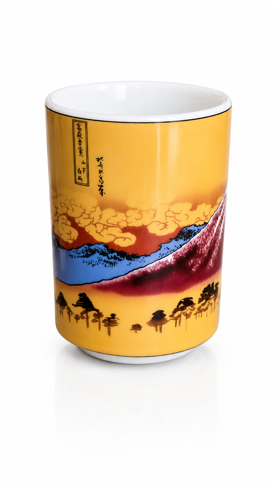 Red Fuji Sushi Tea Cup — Yunomi