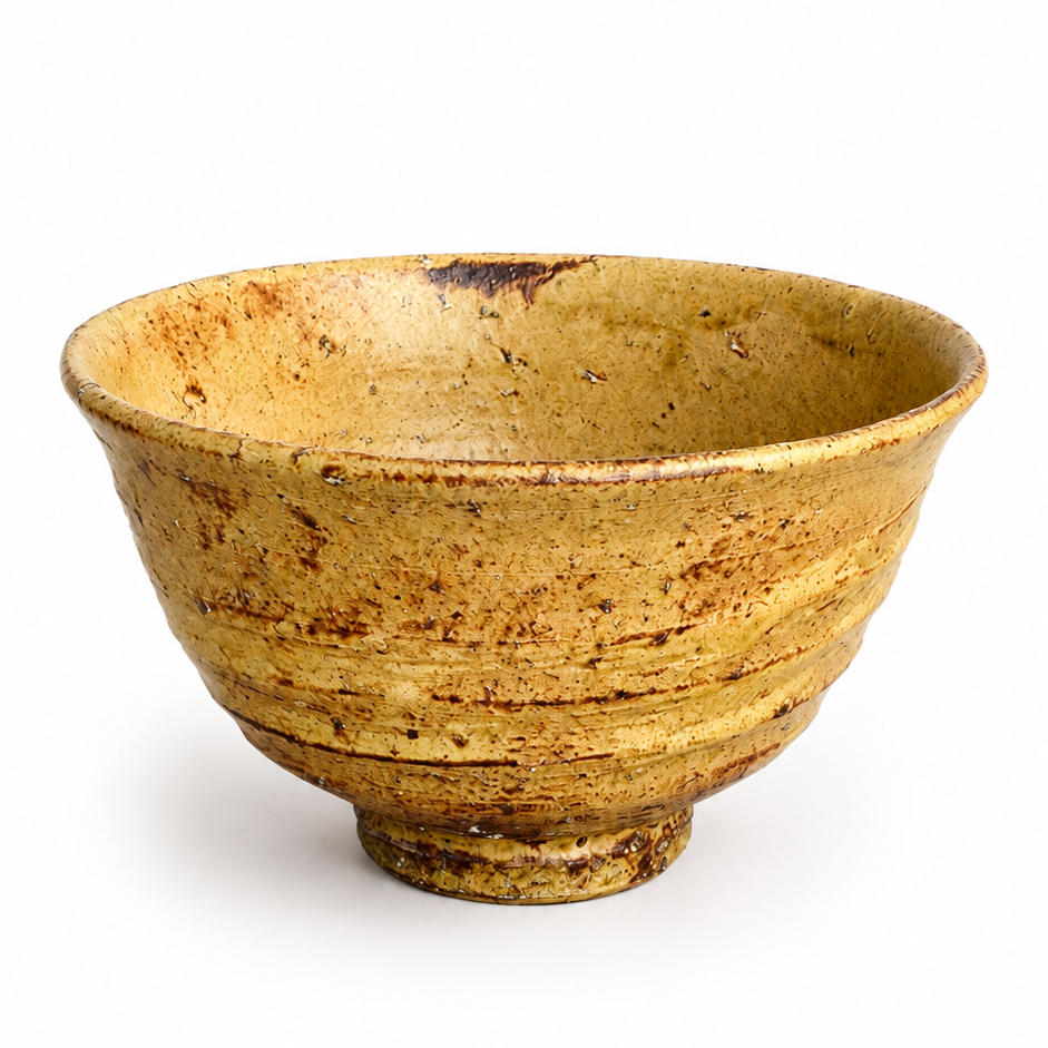 Authentic Japanese pottery tea bowl for matcha preparation

Wabi-sabi inspired Japanese matcha bowl made in Japan