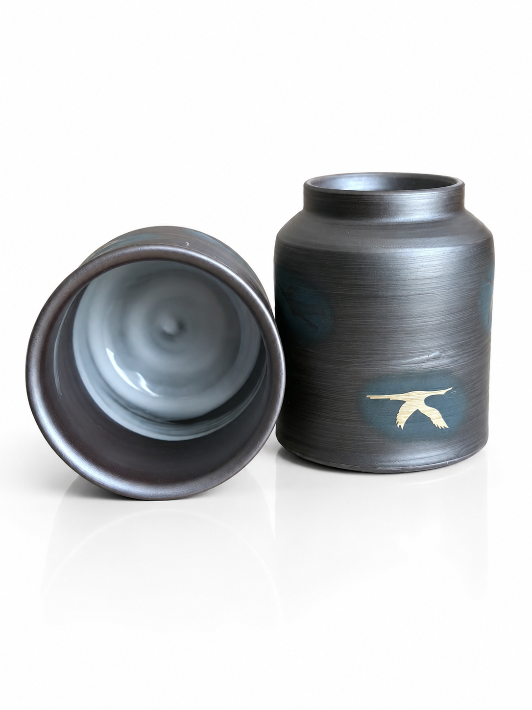 Traditional Japanese ceramic tea cups