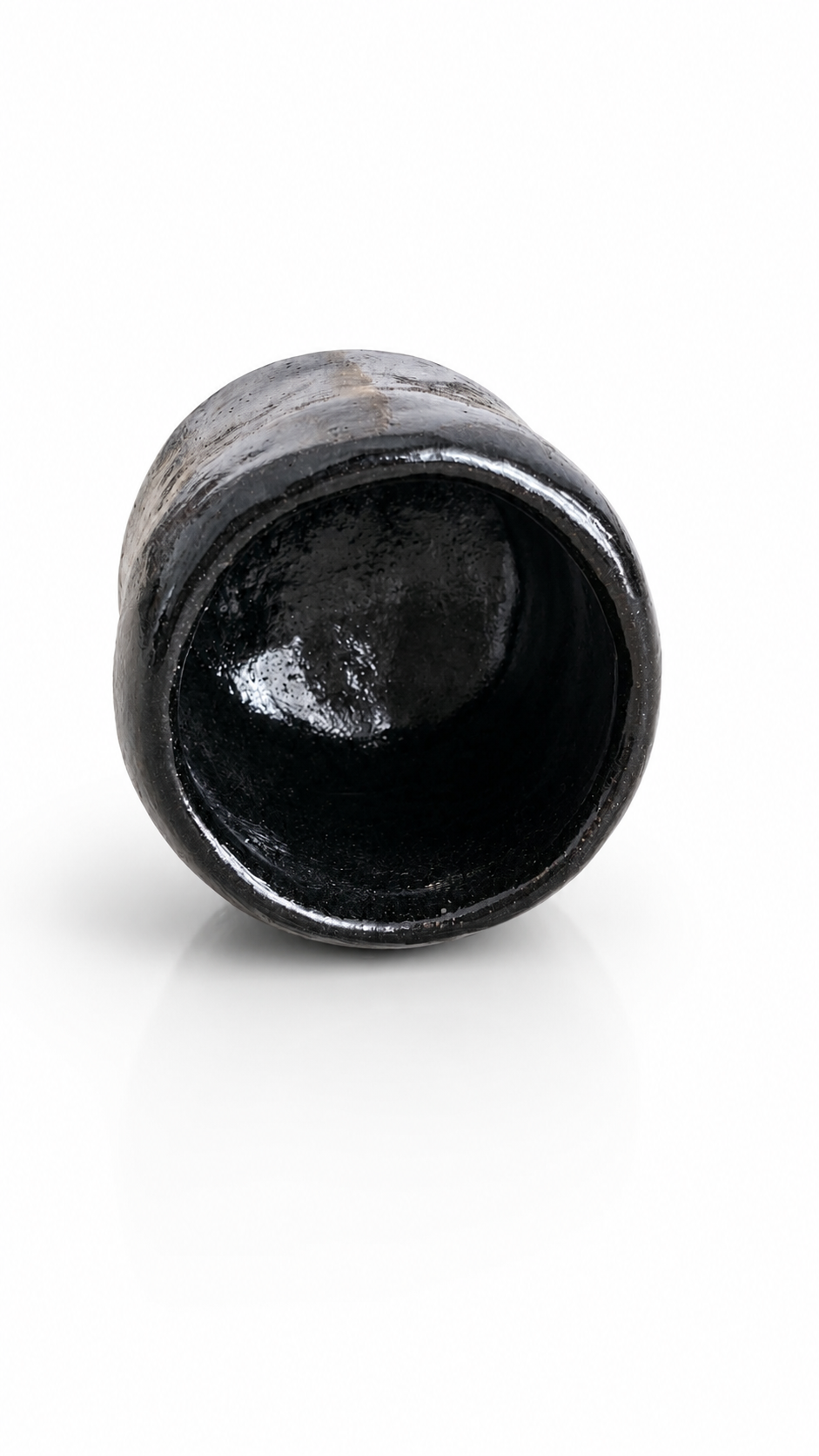 Kyoto Raku Black Yunomi (Cup)  – Waraku Kiln