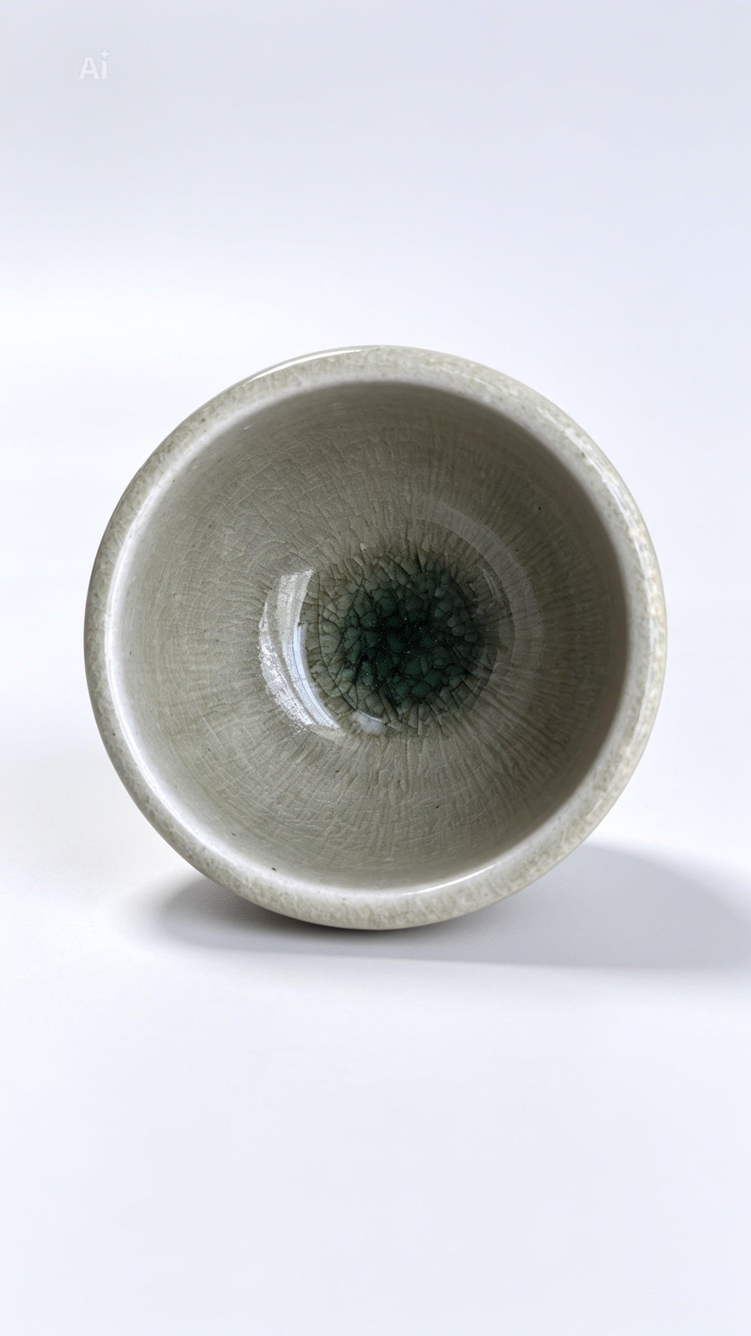 Handmade Japanese pottery tea cup
