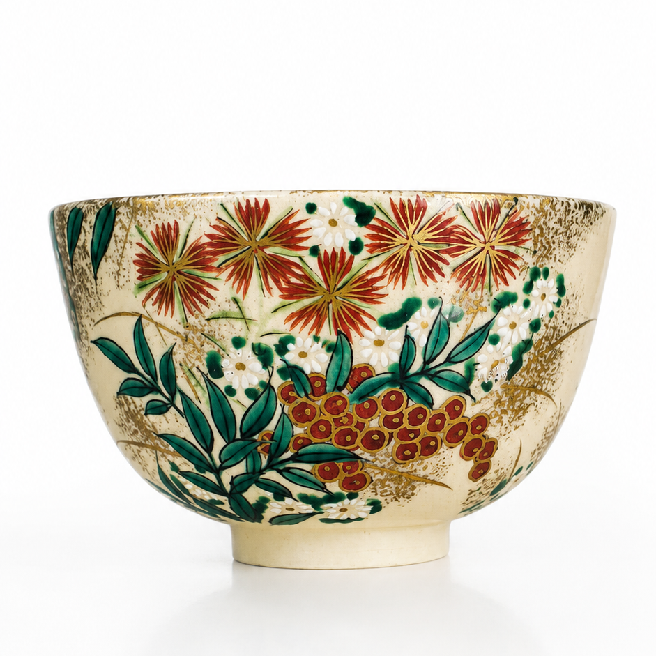 Kyoto Fortune Berry Chawan