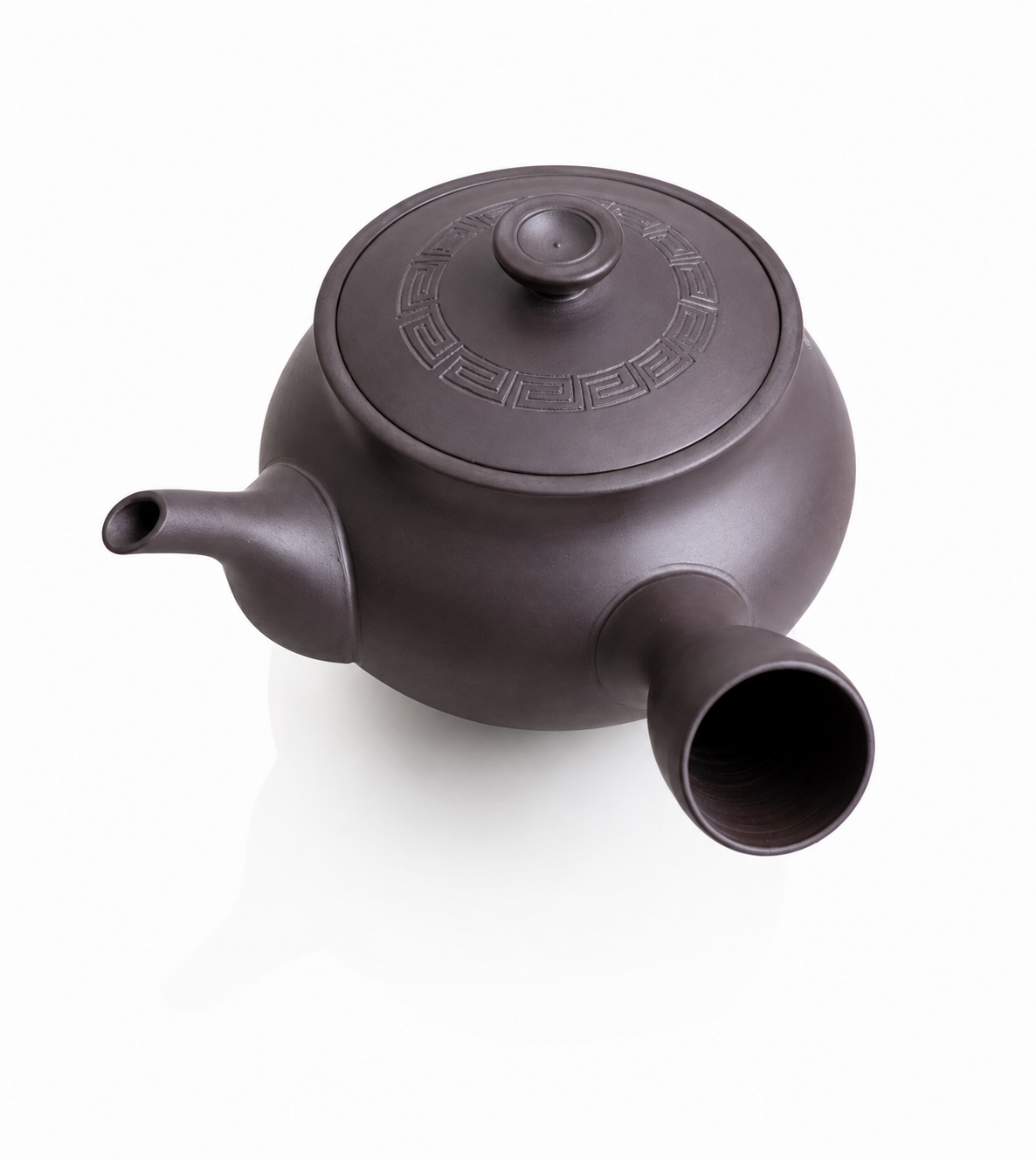 Engraved Kanji Teapot — Tokoname Kyusu