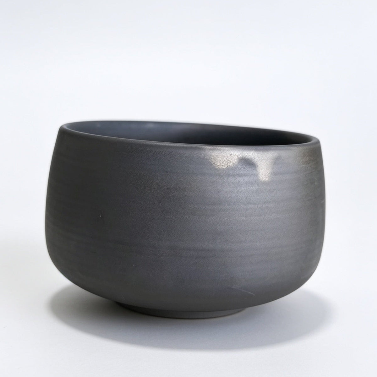 Kurogane Chawan handmade Japanese black matcha bowl
