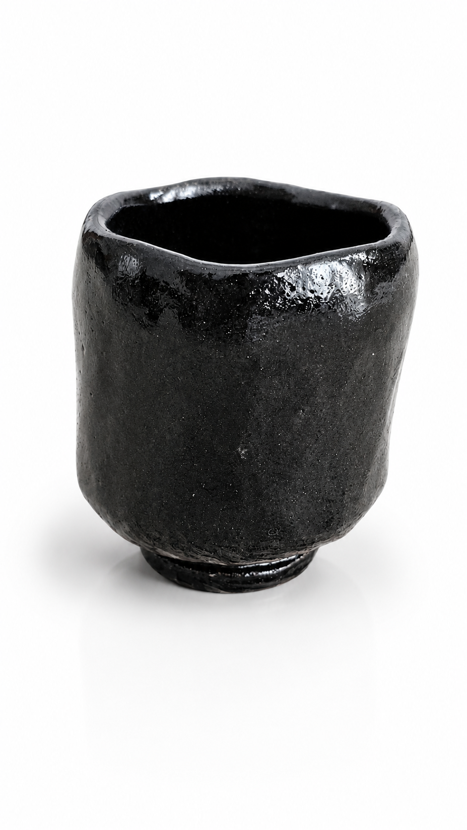 Kyoto Raku Black Yunomi (Cup)  – Waraku Kiln