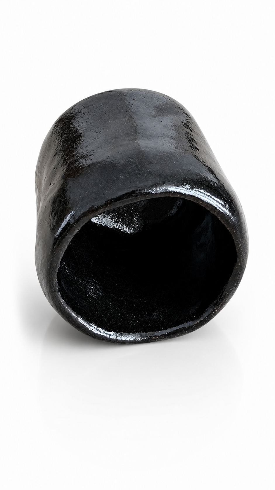 Kyoto Raku Black Yunomi (Cup)  – Waraku Kiln