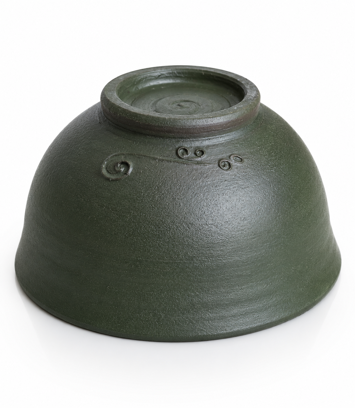 Moss Green Matcha Bowl — Chawan