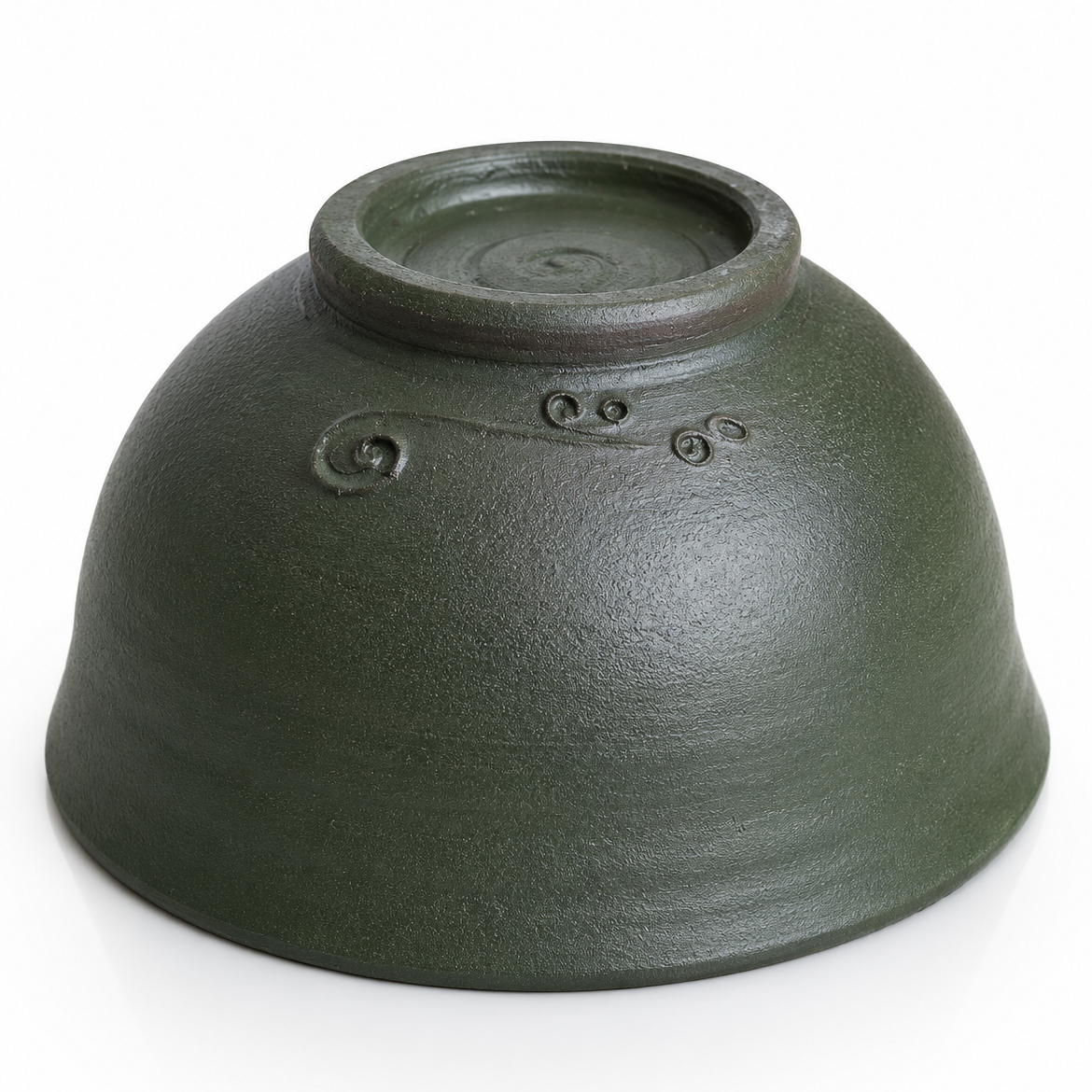 Moss Green Matcha Bowl — Chawan
