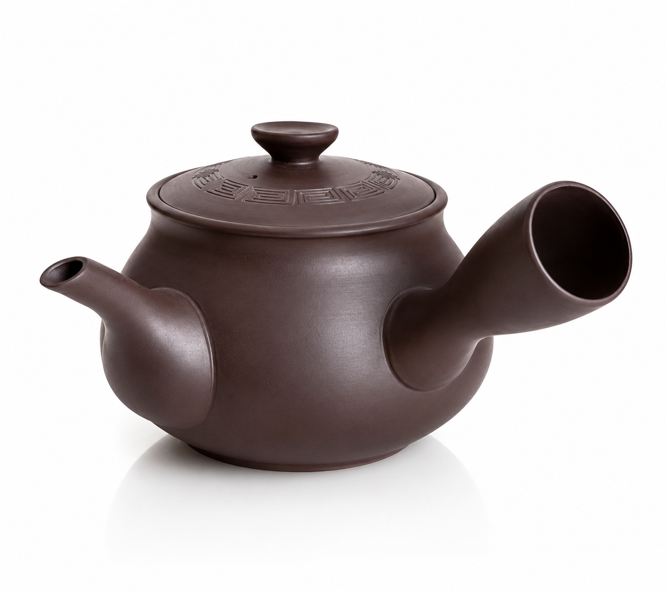 Engraved Kanji Teapot — Tokoname Kyusu